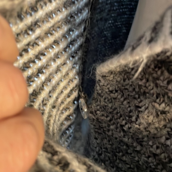 GAP relaxed fit women’s shawl collar cable knit cardigan double breasted look XS - Picture 7 of 16